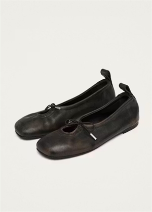 PRE-ORDER / Rosalind recycled brown leather ballet flats Recycled Brown ALOHAS